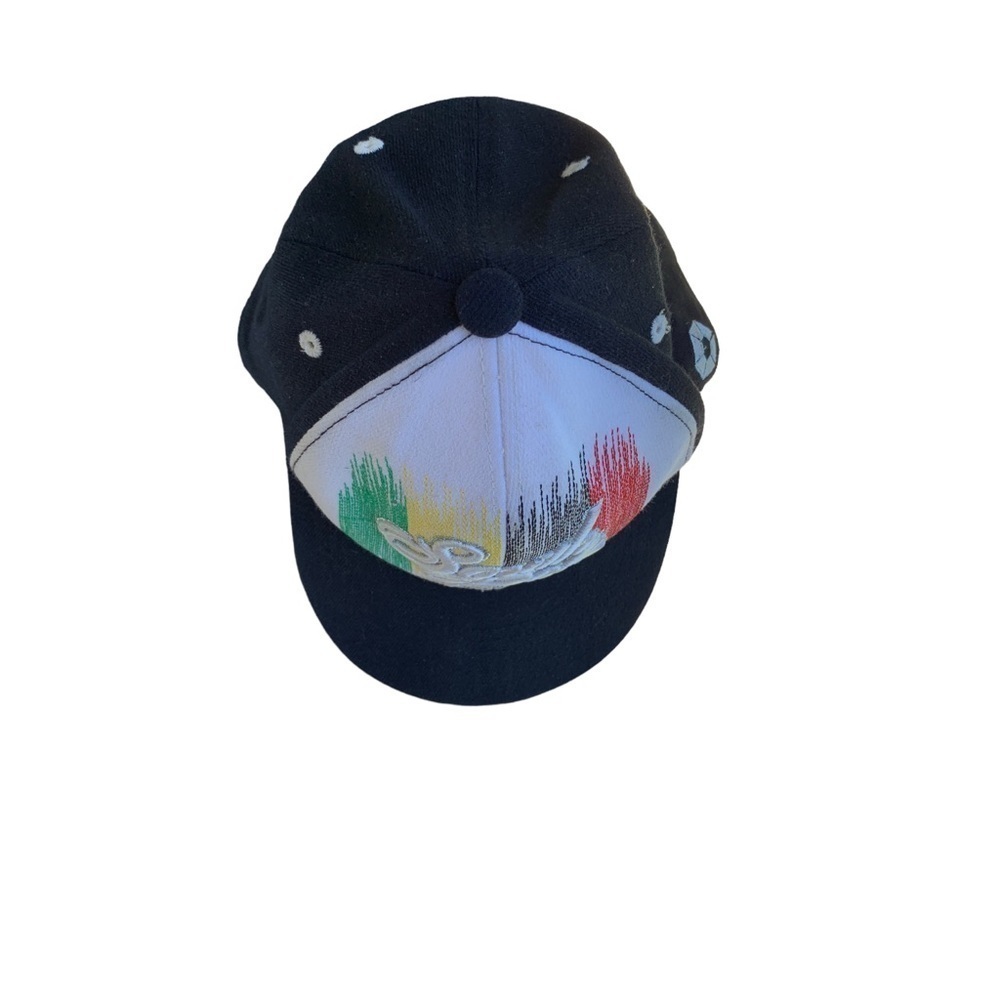 South Pole Baseball Hat Embroidered Cap Black, White, Red, Green and Yellow - Picture 6 of 7